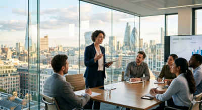 Reputation management and thought leadership showing media positioning and executive branding for industry leaders